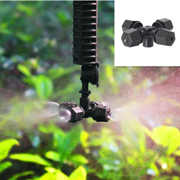 

watering equipments greenhouse automatic device water irrigation gardening rotating cross atomization lawn spray equipment micro-sprinkler