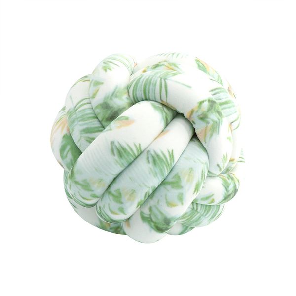 

creative print color knotted pillow soft knot ball cushions bed stuffed pillow baby bedroom cot prop decoration throw plush ball