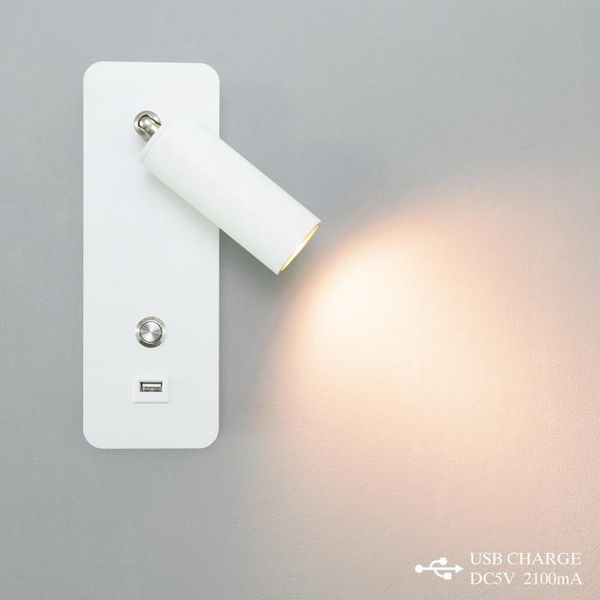 

indoor led wall lamps dc5v usb charge light bedroom modern lamp stair study livingroom sconce