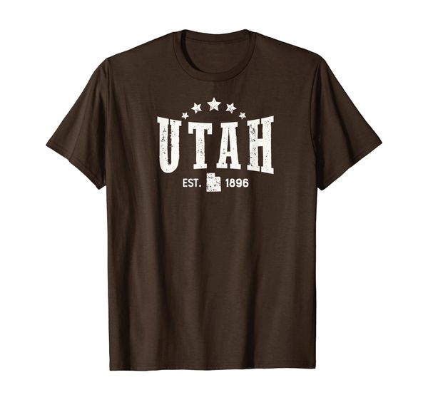 

Utah Vintage Distressed Rodeo Style Home State T-Shirt, Mainly pictures