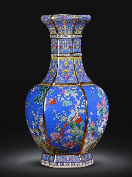 

vases jingdezhen antique porcelain enamel luxury decorate ceramic flower vase