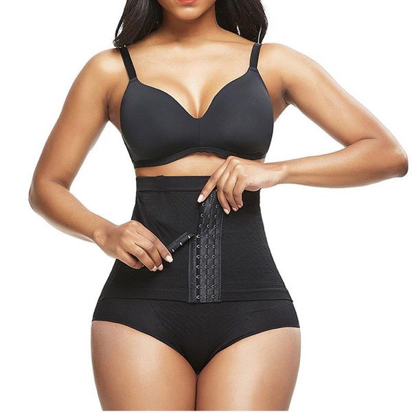 

women's shapers high waist women shapewear tummy control trainer cincher slim body shaper workout girdle underbust corset, Black;white