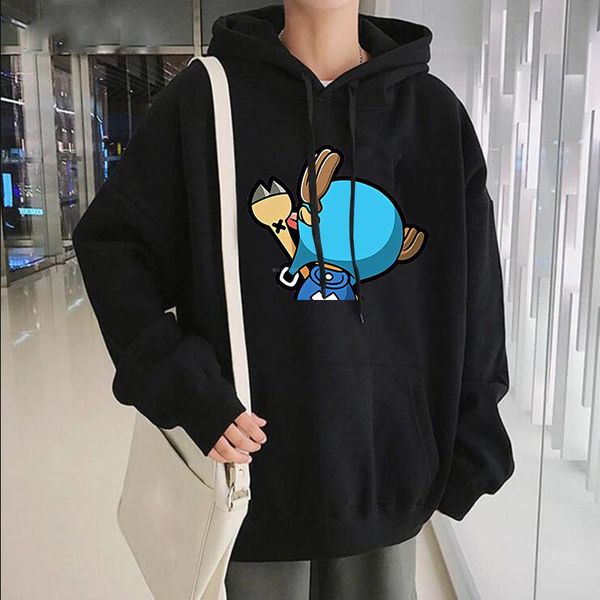 

men's hoodies & sweatshirts anime one piece zoro chopper hoodie men/women casual student sweatshirt streetwear harajuku pullover over, Black