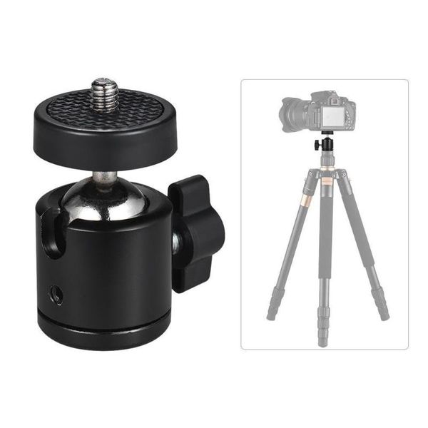 

tripods mini 1/4" tripod screw to flash shoe adapter mount holder for camera cam black ball bracket