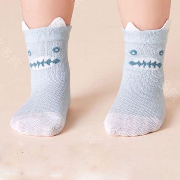 

socks hosiery nido bear children's summer boys and girls cartoon thin breathable small mh cotton socks class a 5221, Black;white