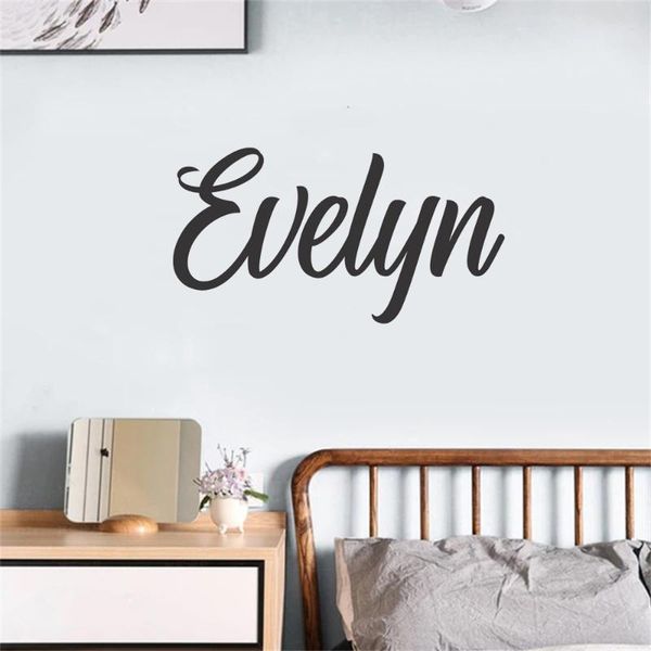 

wall stickers custom name decal kids nursery decals, kid room decor