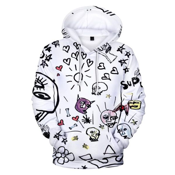 

men's hoodies & sweatshirts 3d mod sun fashion fall winer suit sportswear hooded youthful vitality women/men the, Black