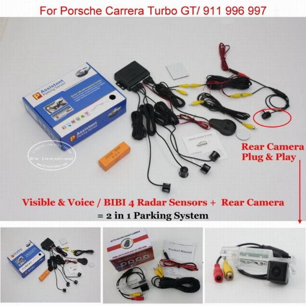 

for carrera turbo gt 911 996 997 car sensors sensor reverse rearview camera auto alarm parking system rear view cameras&
