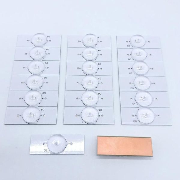 

lamp covers & shades 20pcs 6v smd beads with optical lens fliter for 32-65 inch led tv repair work a constant current driver