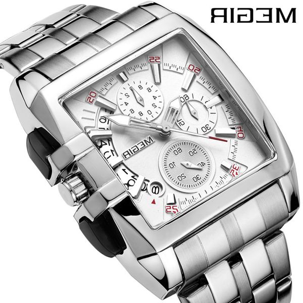 

large dial very luxurious sports very atmospheric, Silver