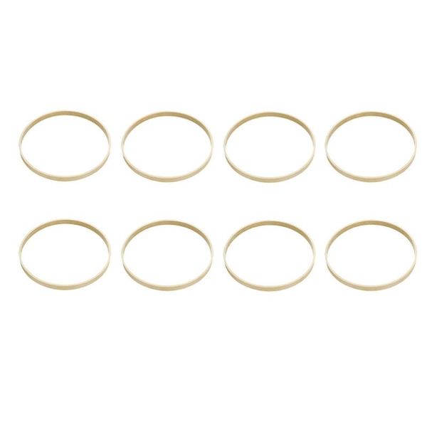 

decorative objects & figurines 8pcs dream catcher bamboo circles multi-purpose rings craft for diy