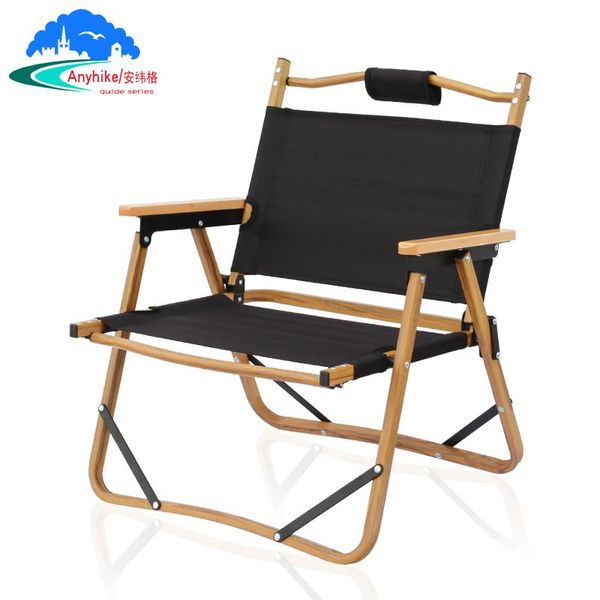 

camp furniture outdoor folding chair back small campstool camping beach aluminum seat light fishing armchair