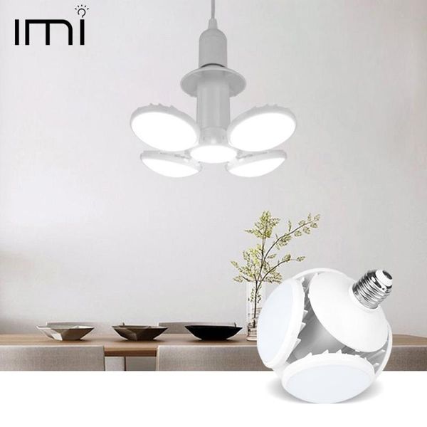 

bulbs led e27 bulb football ufo indoor lighting replace halogen light folding lamp 40w warehouse parking lot garage energy saving 220v