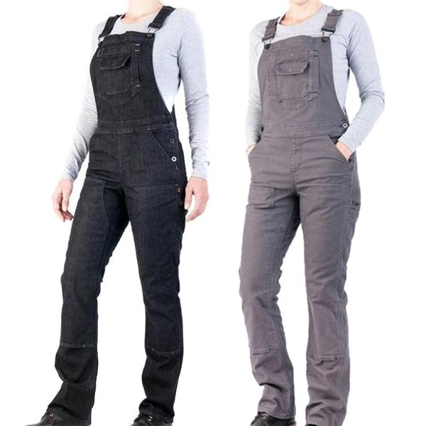 

womens jumpsuits rompers ly jumpsuit women fashion stretch slim up ladies casual overall multi-pocket trousers macacÃ£o feminino 2021, Black;white