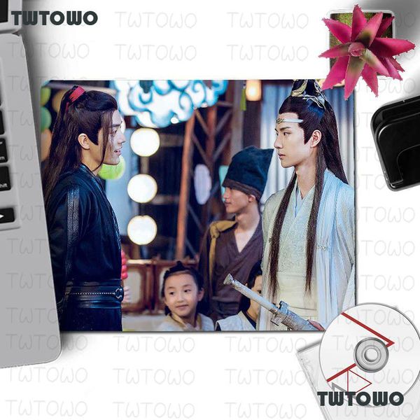 

mouse pads & wrist rests the untamed xiao zhan wang yibo office mice rubber pad anime mousepad for friend gift desk 29x25cm