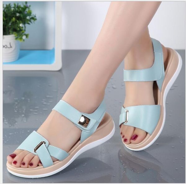 

sandals women's wild thick bottom slippers cross casual college wind non-slip beach women summer, Black