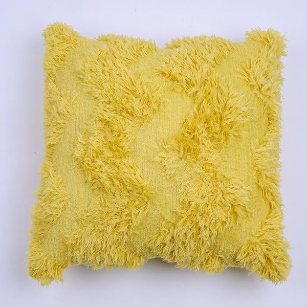 

cushion/decorative pillow short plush sofa home fur case pillowcases without core bedroom decor 45x45cm