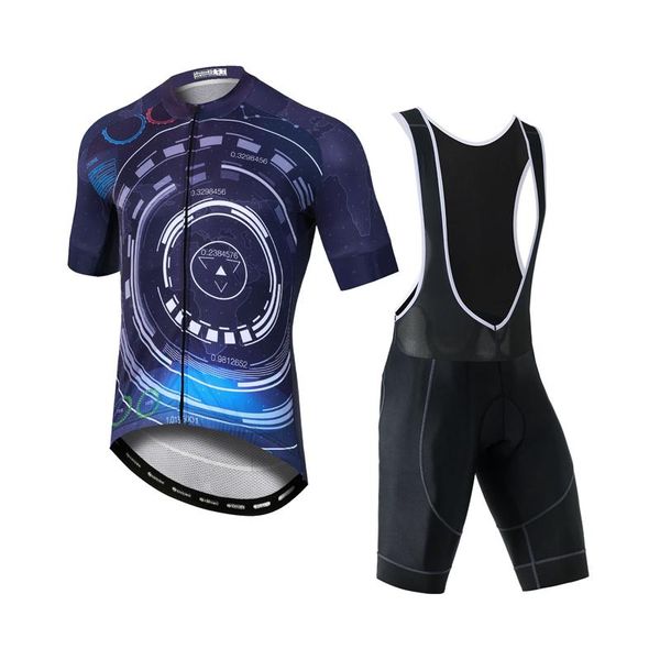 

racing sets yocene custom made blue cycling jersey odm arrival soft mountainbike men printing bicycle shorts suit, Black;blue