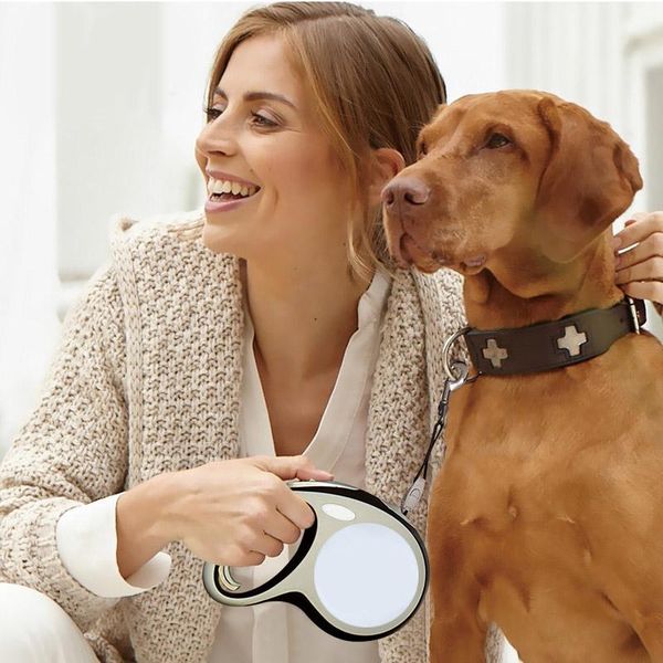 

dog collars & leashes leash rope automatic retractable 3m traction pet dog/cat puppy walking great for