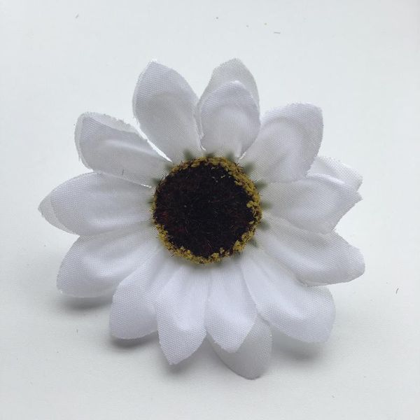 

decorative flowers & wreaths 7cm vivid simulation sunflower girls headdress wrist flower diy handmade cloth
