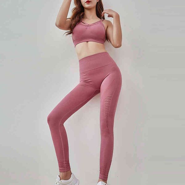 

women's tracksuits seamless yoga set sportswear woman gym clothing push up jogging fitness suit women adjustable bra workout sport, Gray
