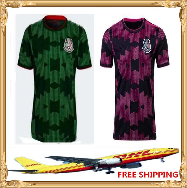 

dhl to send 2021 soccer jersey men women kids home away 21 22 mexico football shirts size s-xxl, Black;yellow