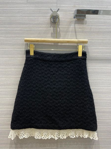 

2021 new autumn winter designer skirts fashion brand same style dress luxury women a skirts 0923-1, Black