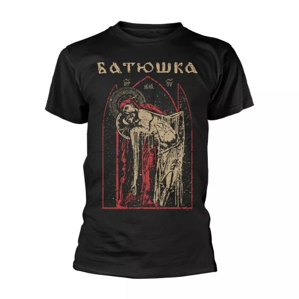 

batushka pieta licensed men t-shirt, White;black
