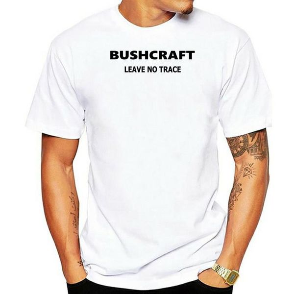 

men's t-shirts summer bushcraft tee shirt, White;black