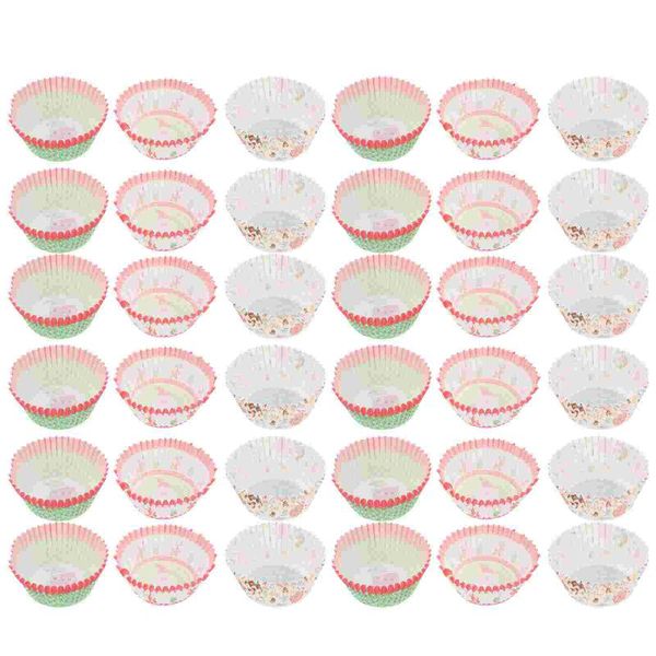 

other festive & party supplies 600pcs christmas cupcake baking cups patterns cake liners for (assorted color)