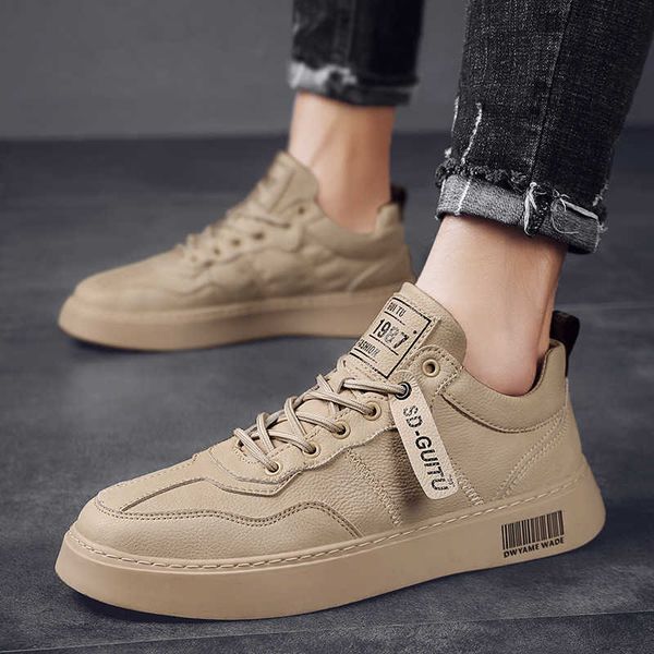 

shoes men's fashion shoes casual board 2021 trend summer breathable lazy little white