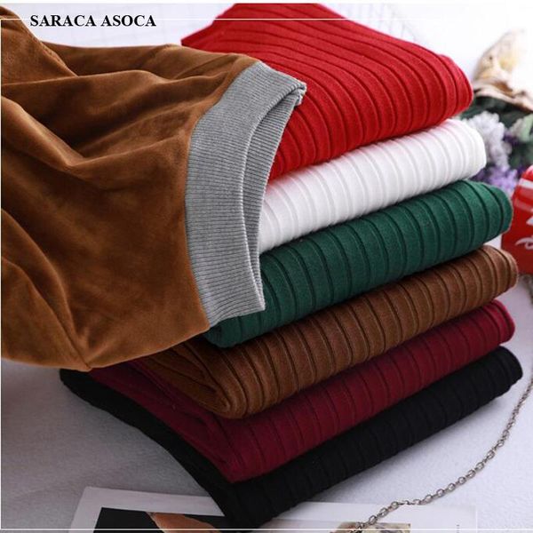 

women's sweaters knitted winter plus velve sweater pullovers student girl big size half turtleneck thick knitting overcoat women autumn, White;black