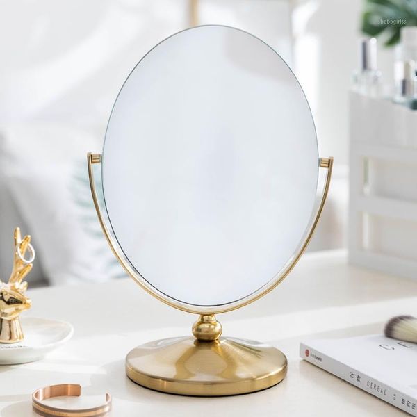 

oval mirror table girls makeup deskhome nordic1