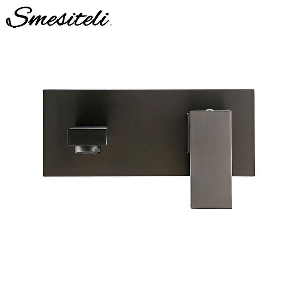 

bathroom sink faucets bath brass basin faucet wall mounted mixer tap and cold kitchen brushed grey