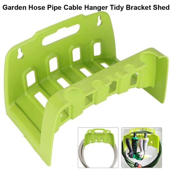 

wall mounted garden hose pipe cable hanger tidy bracket -shed rack fence holder pipeline storage supplies#p30 decorative objects & figurines