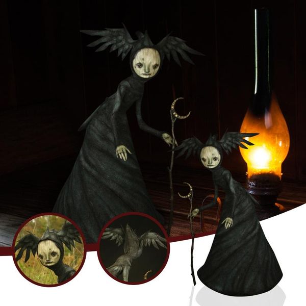 

decorative objects & figurines sculpture halloween decor outdoor resin witch statue nightmare crafts patio garden diy decoration 2021