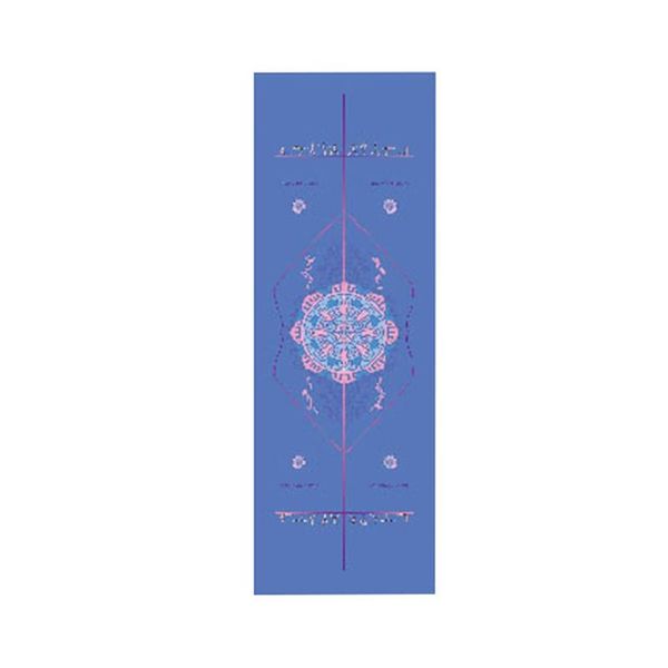 

rectangle yoga mat double-sided unique print position line sports fitness towels non slip microfiber floor drape 1830*630cm mats