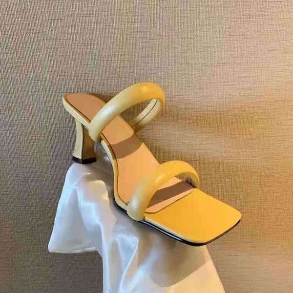 

80% off store online vallu 2021 summer new leather square toe plain belt simple and versatile, with comfortable casual beach holiday sals, Black