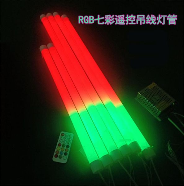 

bulbs 5pcs dmx512 rgb led tube lamp hanging wire dc12v, 1ft 2ft 3ft 4ft 1.2m bar remote control 360 degree room decoration