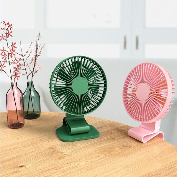 

electric fans small deskclip fan mini portable big wind usb rechargeable household office desk