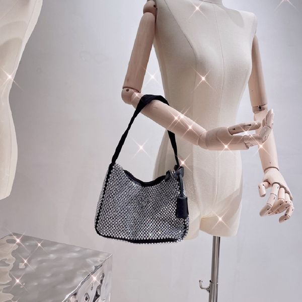 

designer bagswomen's luxury diamond shoulder bag designer classic handbag fashion with inverted triangle blingbling women purse bagslux