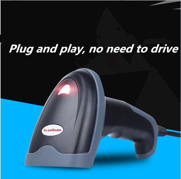 

wired barcode scanner bar code reader handheld usb cable for supermarket and system scanners