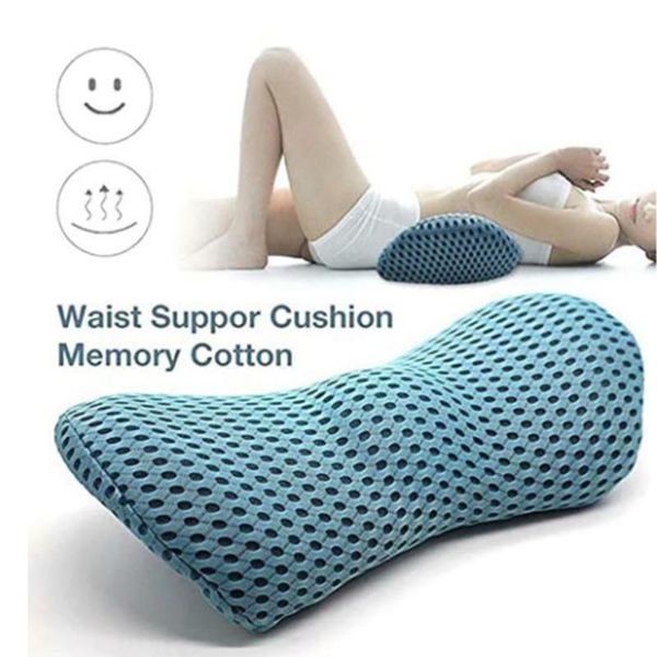 

cushion/decorative pillow office sleeping chair bed lower back ergonomically relieve soft waist physical therapy car memory foam lumbar supp