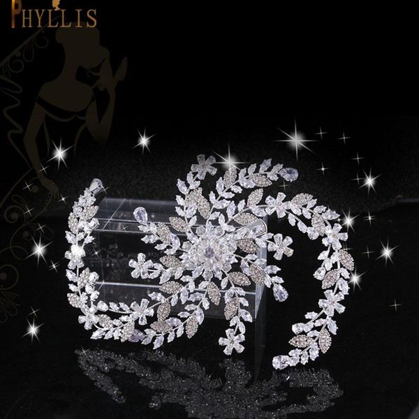 

hair clips & barrettes a349 wedding accessories rhinestone head jewelry zircon vintage crown crystal baroque bridal headwear headpieces, Golden;silver