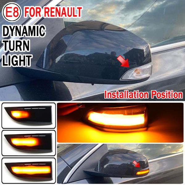 

emergency lights 2pcs dynamic blinker turn signal led for megane 3 laguna iii x91 scenic fluence latitude safrane mirror light