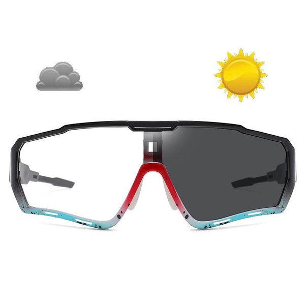 

outdoor eyewear elax brand style pochromic sunglasses for men sports bike glasses women bicycle cycling