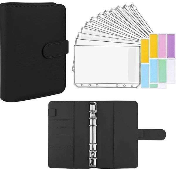 

gift wrap a6 binder and 12 transparent envelopes system budget planning notepad money envelope cash