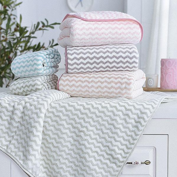 

towel set thickened absorbent coral velvet gift customized logo microfiber bath