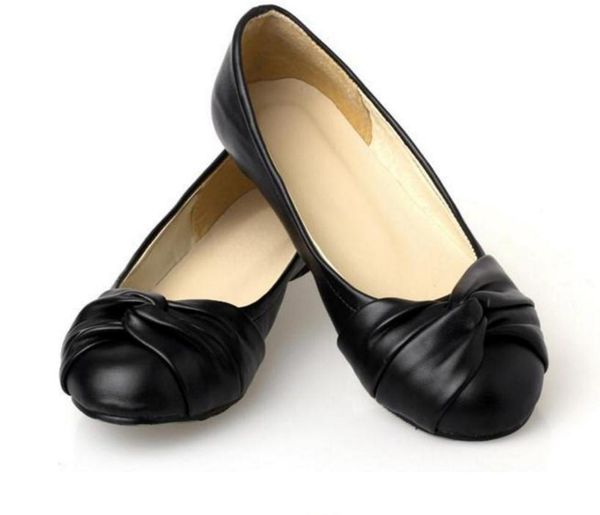 

women's shoes in spring and autumn flat bottom round head @744, Black