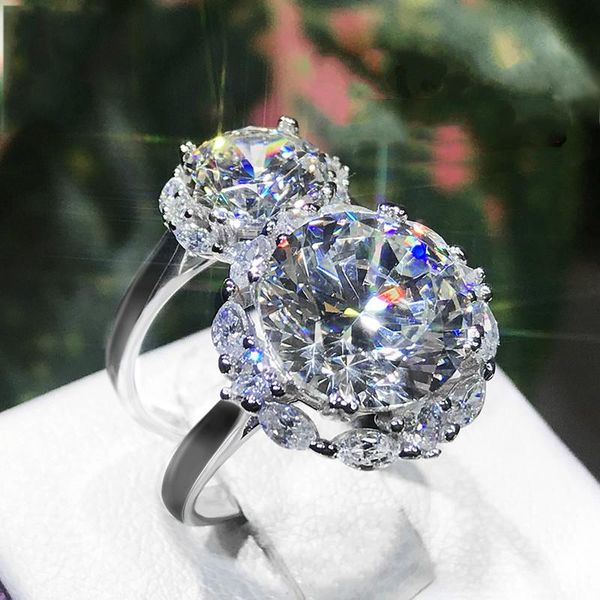 

npkds fashion 5 high carbon japanese light luxury moissanite open female ring wedding jewelry women rings engagement gift, Golden;silver